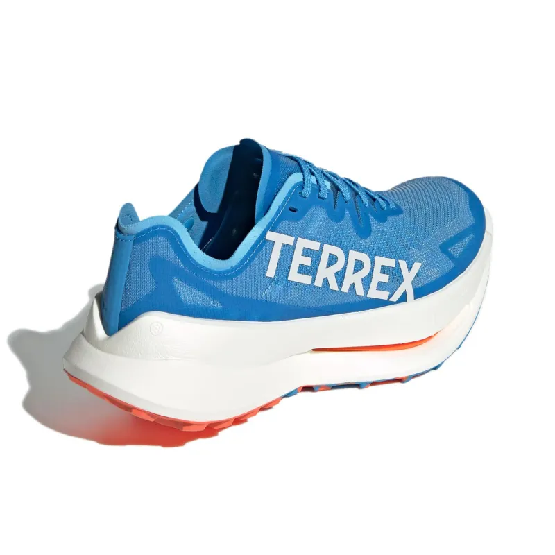Adidas TERREX AGRAVIC SPEED Anti Slip Wear Resistant Low Top Trail Running Running Shoes Men's Blue Gray-2
