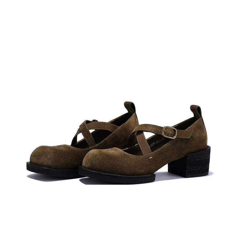 BELLALILY Women's Casual Shoes Women's Tan-1
