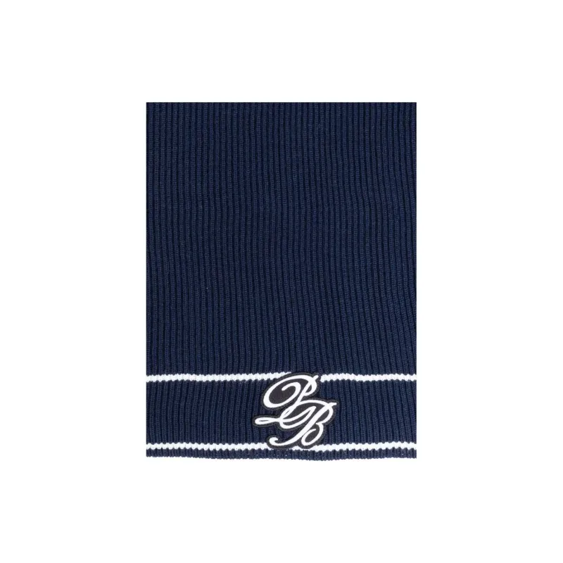 BALMAIN Pb Logo Knitted Scarf-1