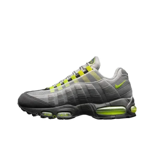 Nike Air Max 95 Running Shoes Unisex Low-Top Gray/Yellow