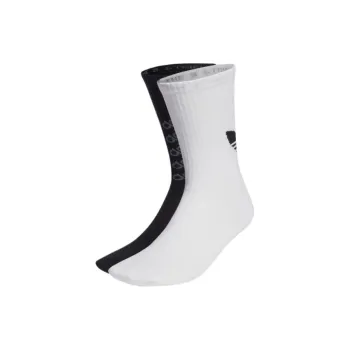 Adidas Originals Outlets Mid-Calf Socks Unisex 2 Pack White/Black