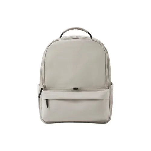 MUJI Polyester Cat Backpack Large Size Unisex Beige