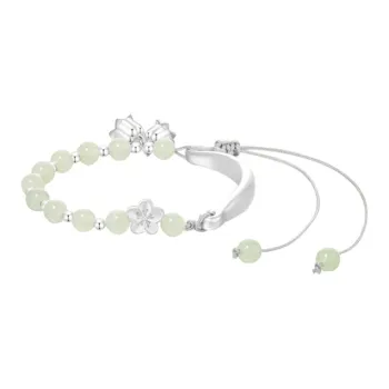CHINA GOLD Bracelets Pale Greenish White Jade Women's