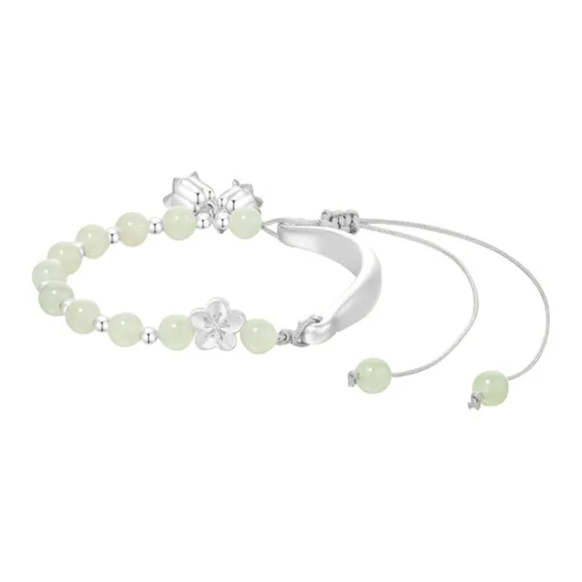 CHINA GOLD Bracelets Pale Greenish White Jade Women's-0