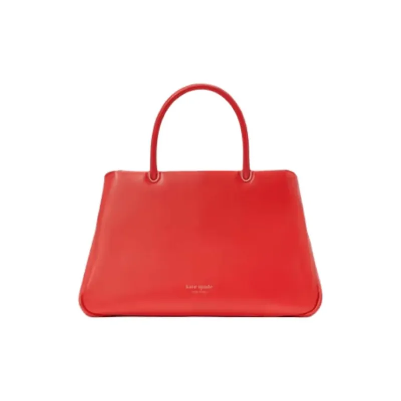 Kate Spade Grained Leather Shoulder Bag Crossbody Bag Handbag Women's Red-0
