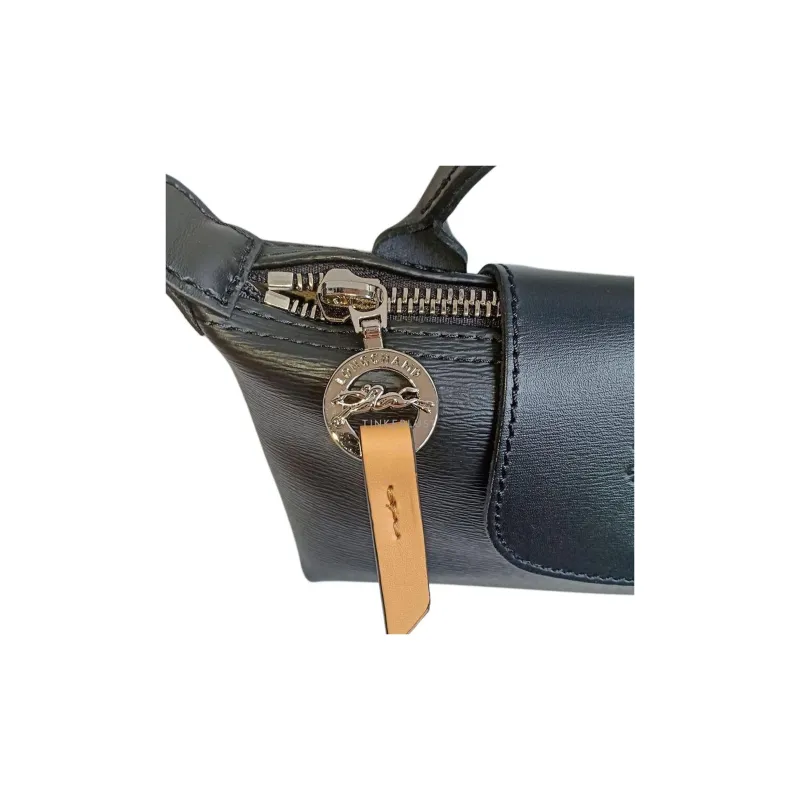 LONGCHAMP Le Pliage City Coated Canvas Dumpling Bag Handbag Women's Black-3