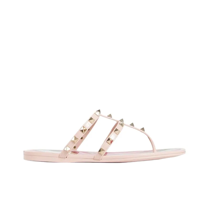 Valentino Garavani Rockstud Open Toe Caged Slides Women's-1