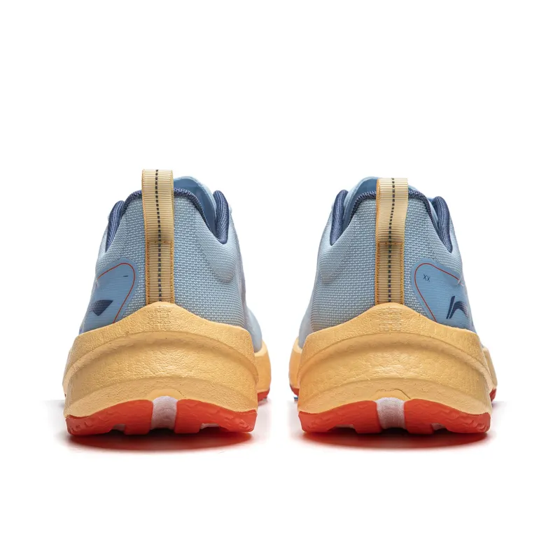 LiNing Super Light 21 Cushioning Slip Resistant Abrasion Resistant Breathable Low Top Running Shoes Men's Glacier Blue-5