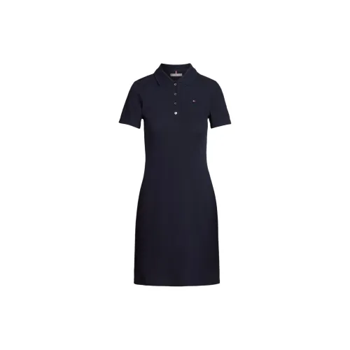 Tommy Hilfiger 1985 Series Short-Sleeved Dresses Women's Marine Blue