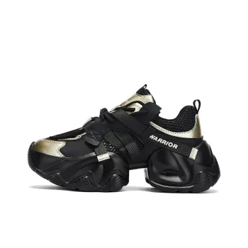 Warrior Non slip Lightweight Low Top Chunky Sneakers Women's Black