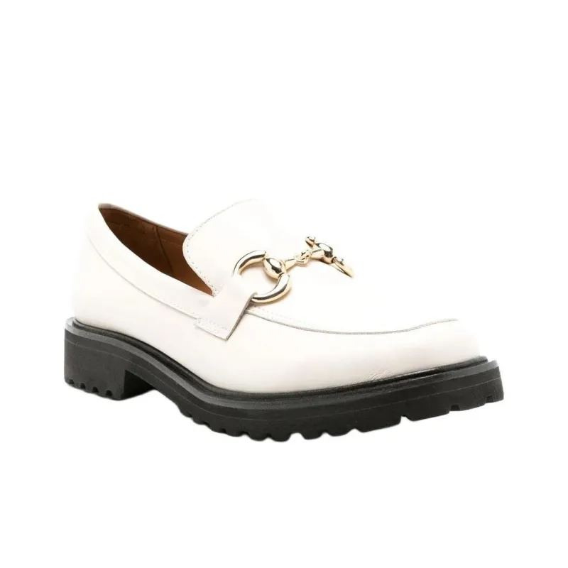 Sarah Chofakian Betsy Loafers Women's White-2