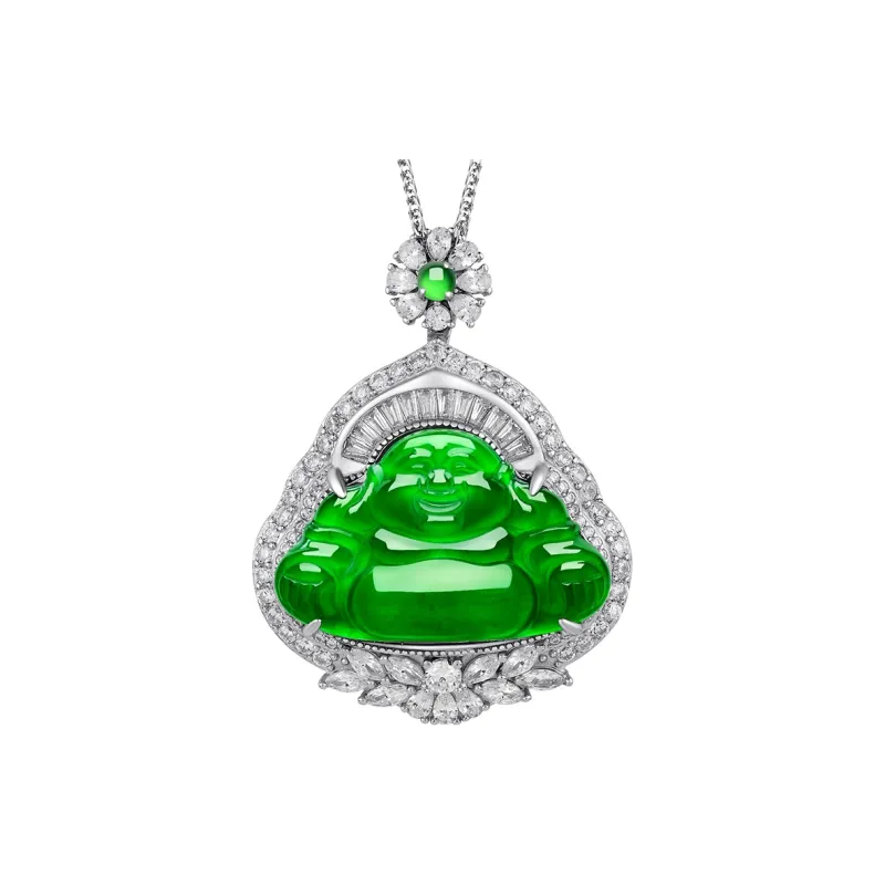 Purple Muli Ice Glutinous Necklace Pendant Women's-3