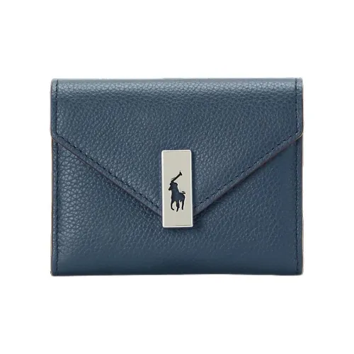 Polo Ralph Lauren Polo ID Leather Wallet Women's Blue