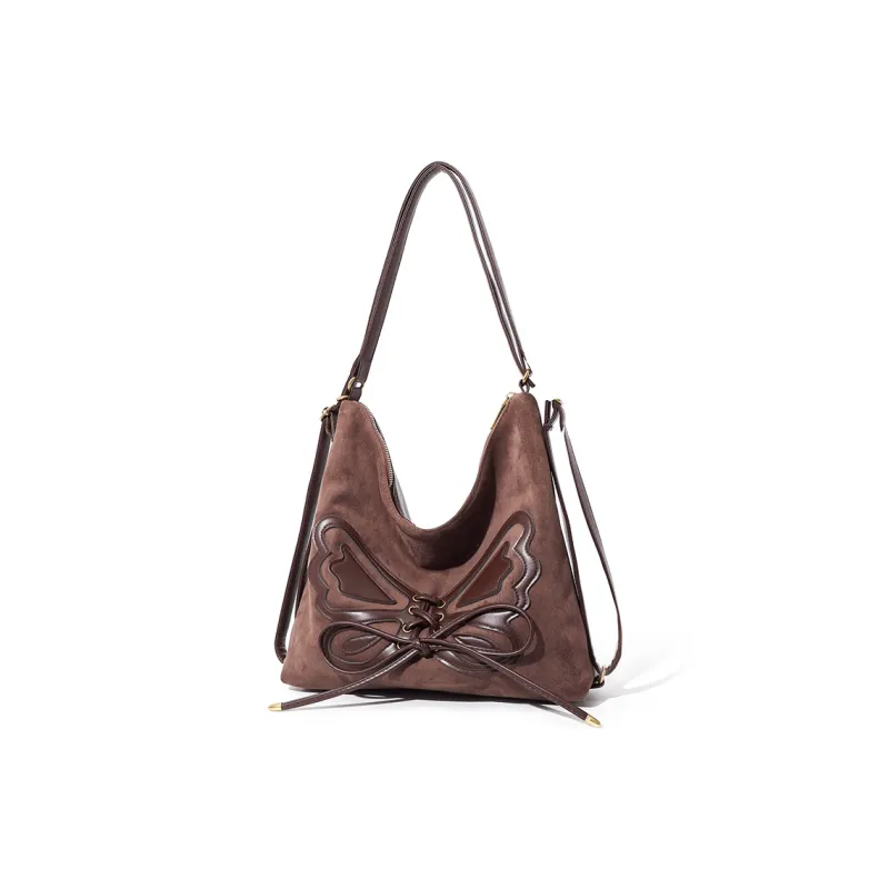MASTER CANVAS Fabric Backpack Shoulder Bag Large Size Women's Brown/Coffee/Black-11