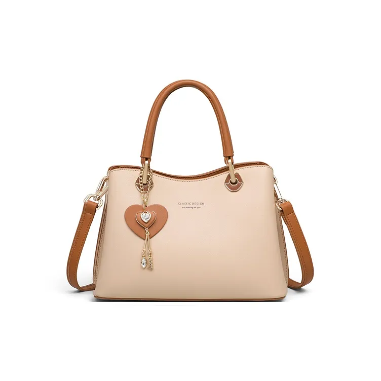 VINEY Cow Leather Handbags Shoulder Bag Crossbody Bag Mom Bag Regular Women's Multicolor-3