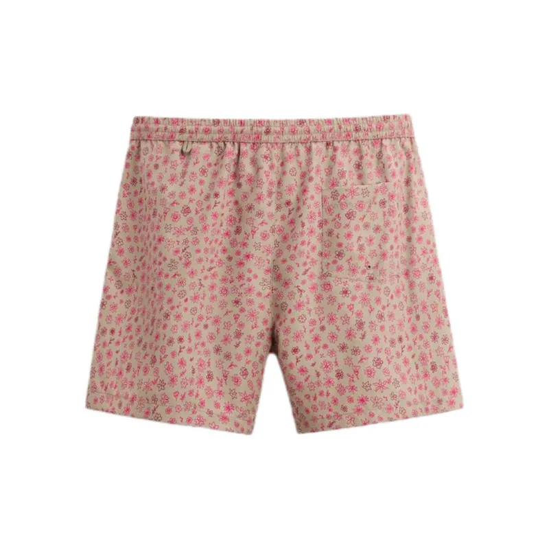 ZARA Swimming Shorts Men's Dark Purple Red-1