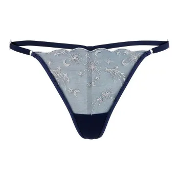 Victoria's Secret Cassiopeia G-String Panty / Medieval Blue Underpants Women's 1 Pack Blue