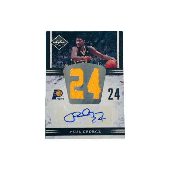 PANINI Paul George Signature 24 Jersey Cut Panini Remy Bell Pepper Hand-Signed Star Card Card Pass Sports Cards 1 Piece-0