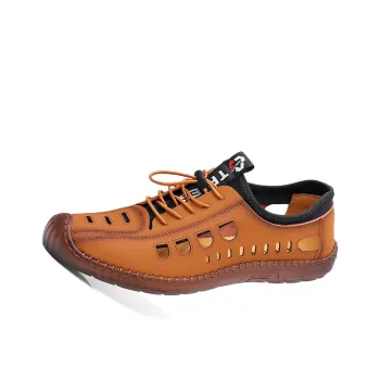 Mulinsen River Trekking Shoes Men's Yellow Brown
