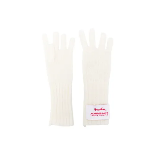 CHARLES JEFFREY Logo patch Knitted Gloves