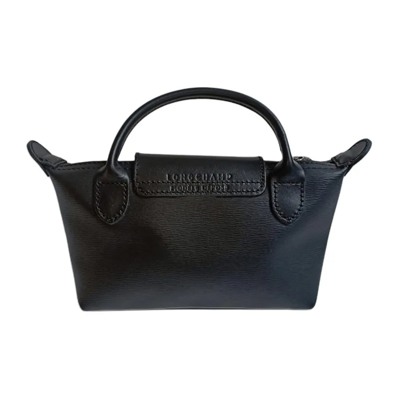 LONGCHAMP Le Pliage City Coated Canvas Dumpling Bag Handbag Women's Black-1