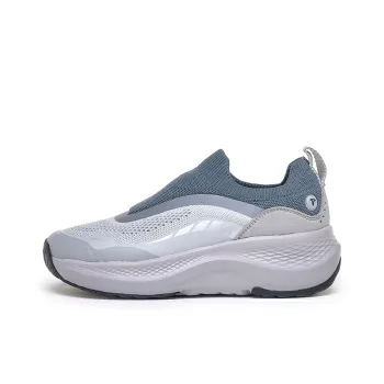 TREEPERI Cushioning, Slip Resistant, Abrasion Resistant, Support, Balance Low Top Running Shoes Unisex Light Gray Blue
