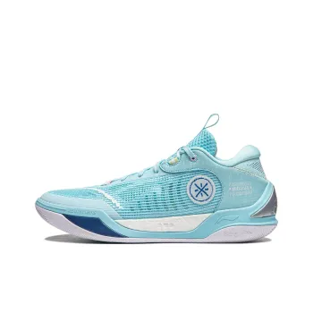 LiNing Wade Cold Blood 2 Cushioning Wear Resistant Lightweight Rebound Low Top Basketball Shoes Men's Ice Refresh Blue