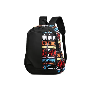 OURFUN Oxford Backpack Unisex White/Burgundy/Green/Blue