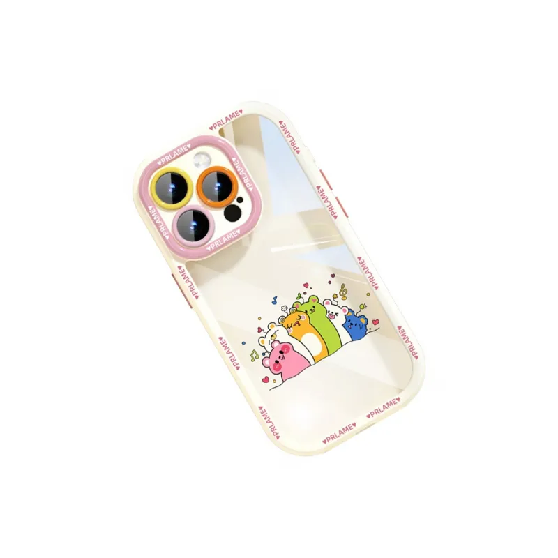 Sen Dog Acrylic Material Cute Transparent Creative Phone Cases Suitable For Apple 15Promax/Pro/Plus/14/13/12-1