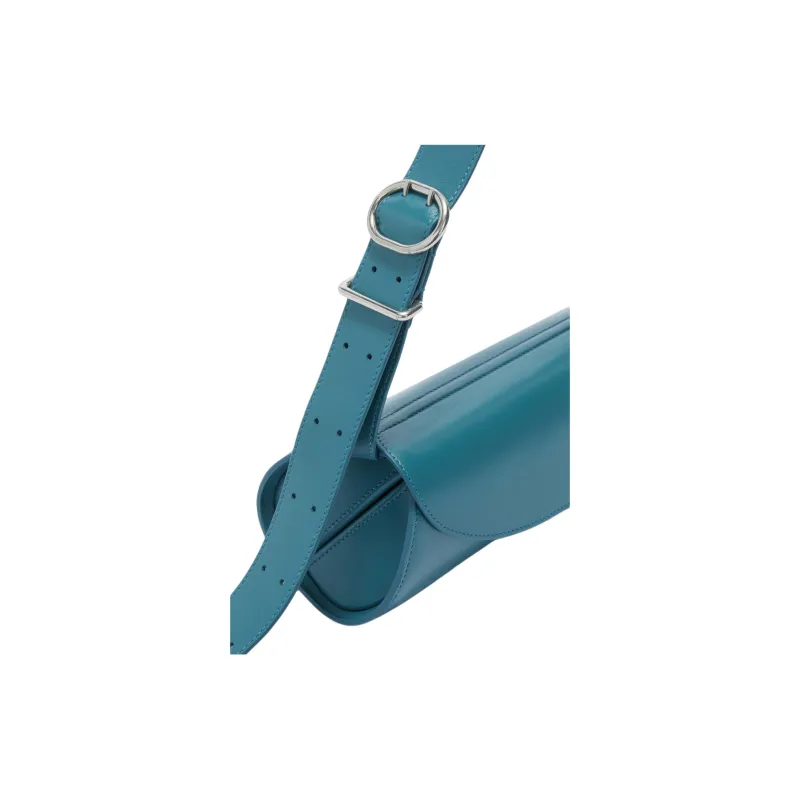 JIL SANDER Cannolo Logo Embossed Small Tote Bag-3