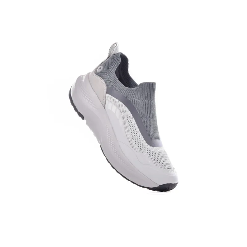 TREEPERI Cushioning, Slip Resistant, Abrasion Resistant, Support, Balance Low Top Running Shoes Unisex Light Gray Blue-4