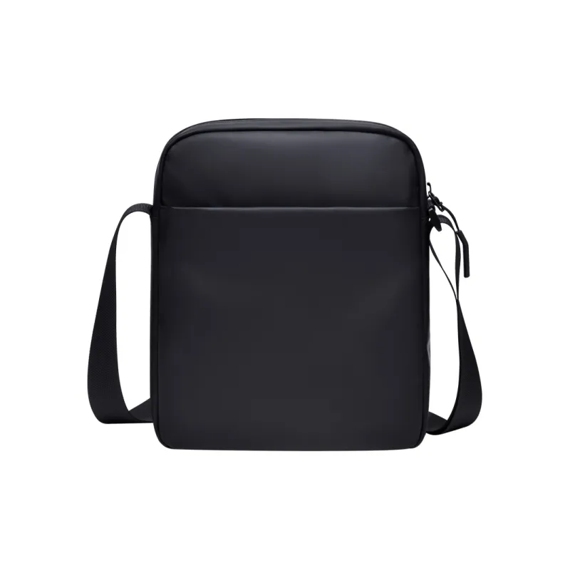 POLO Fabric Crossbody Bag Men's College Student Shoulder Bag Medium Size Men's Black-3