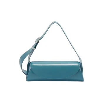 JIL SANDER Cannolo Logo Embossed Small Tote Bag