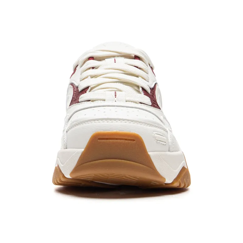 LiNing Tianji 3 Slip Resistant, Abrasion Resistant, Lightweight Low Top Skateboard Shoes Women's White Red-4