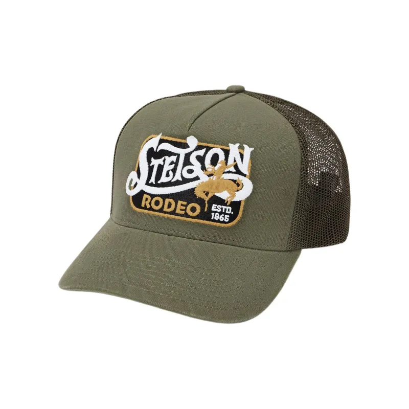 STETSON Polyester Cotton Baseball Caps Unisex Olive Green-0