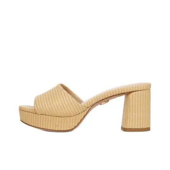 VERONICA BEARD Slide Slippers 7.5cm Women's Yellow