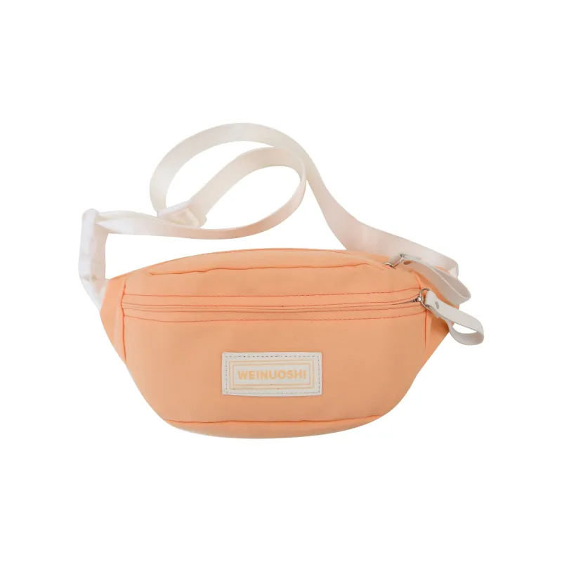 OURFUN Nylon Crossbody Bag, Sling Bag, Fanny Pack Regular Women's Pink/Orange/Yellow/Green/Blue-3