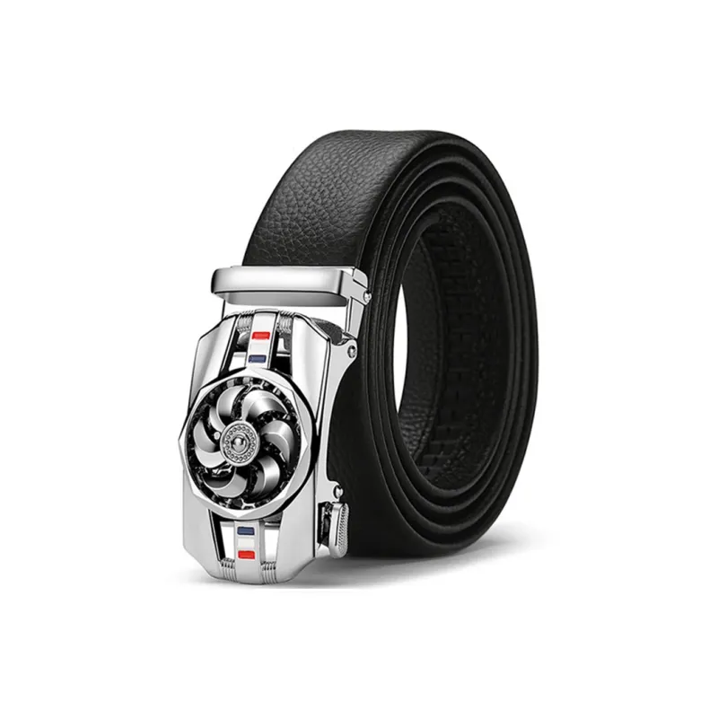 Lanza Cow Split Leather Belts Men's Width 3.5cm-5