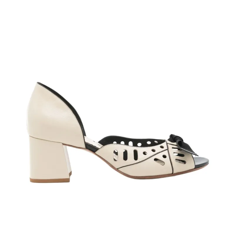 Sarah Chofakian Adrienne Strap Sandals 4.5cm Women's Ecru-1