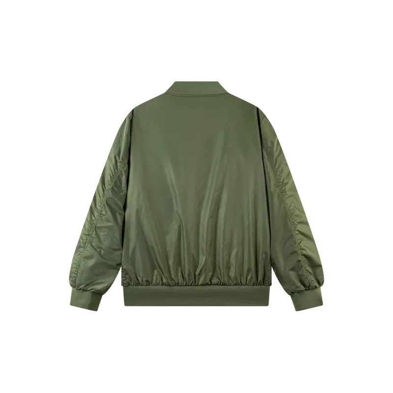 KFKU Baseball Jacket Unisex Light Army Green-1