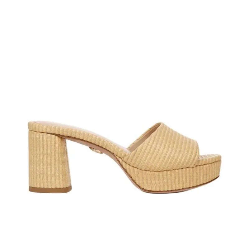 VERONICA BEARD Slide Slippers 7.5cm Women's Yellow-1