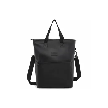 Shouldcat Pu Backpack Unisex Black/White/Gray