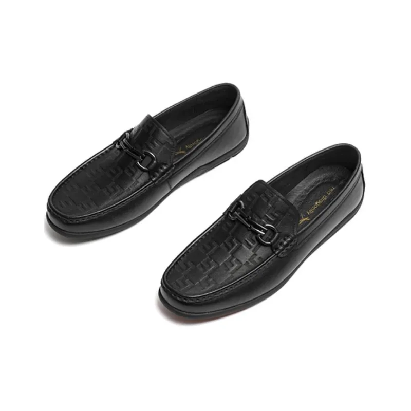 RED DRAGONFLY Loafers Men Black/White-1