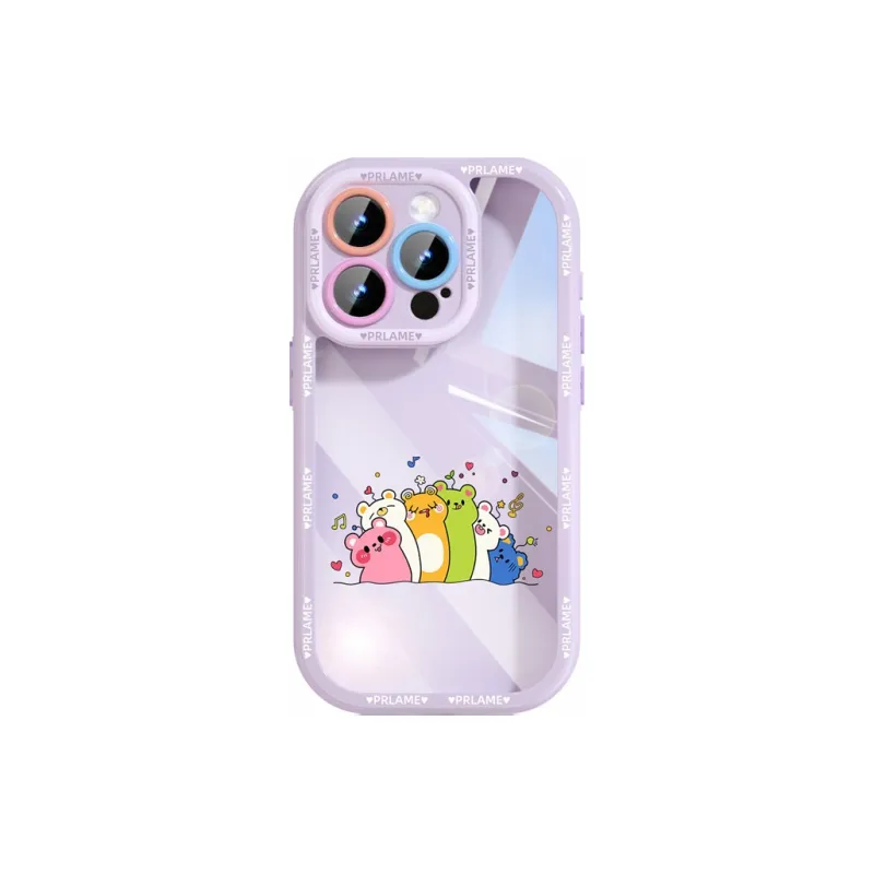 Sen Dog Acrylic Material Cute Transparent Creative Phone Cases Suitable For Apple 15Promax/Pro/Plus/14/13/12-12
