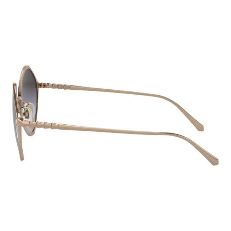 BVLGARI Round frame Engraved logo Sunglasses-2