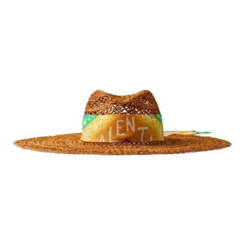 Valentino Straw Bucket Hats Women's Yellow