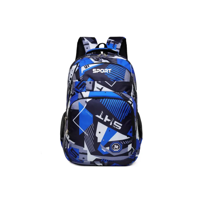 OURFUN Oxford Backpack Unisex Black/Red/Yellow/Green/Blue-5