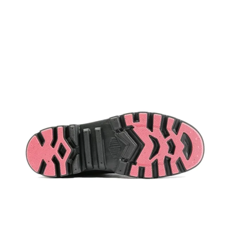 Palladium Pampa Slip Resistant, Abrasion Resistant, Waterproof Low Top Outdoor Shoes Women's Black-4