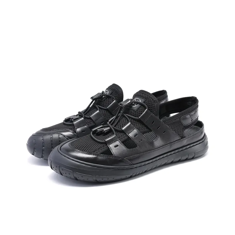 Satchi Beach Sandals Men's Black-2