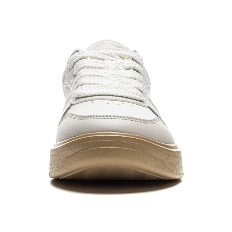 LiNing Sky Cloud Anti Slip And Wear Resistant Breathable Low Top Skateboard Shoes Men's White-4